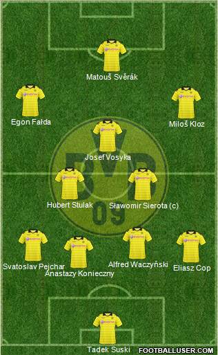 Borussia Dortmund Formation 2011