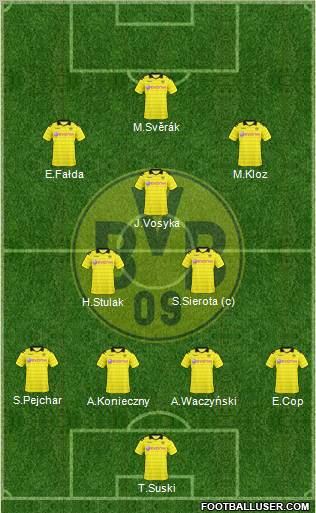 Borussia Dortmund Formation 2011