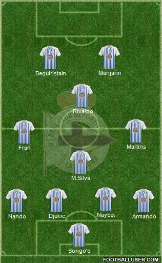 R.C. Deportivo de La Coruña S.A.D. Formation 2011