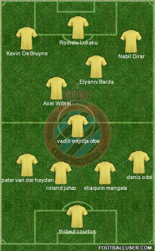 Club Brugge KV Formation 2011