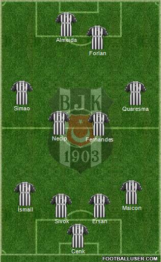 Besiktas JK Formation 2011