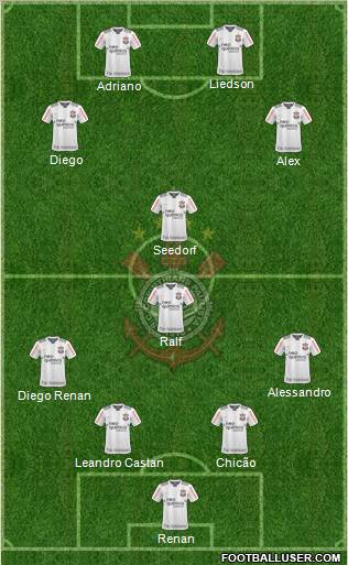 SC Corinthians Paulista Formation 2011
