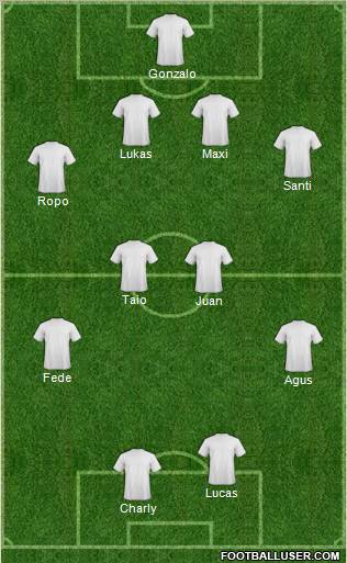 Pro Evolution Soccer Team Formation 2011