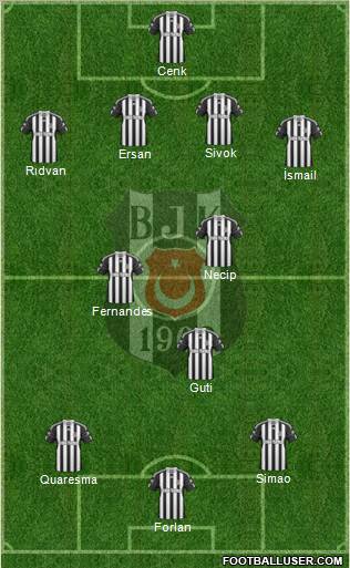 Besiktas JK Formation 2011