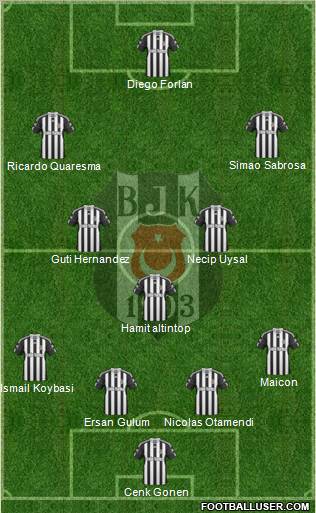 Besiktas JK Formation 2011