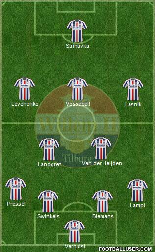 Willem II football formation