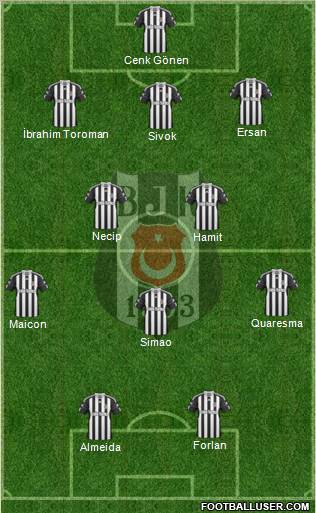 Besiktas JK Formation 2011