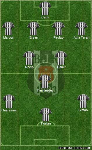 Besiktas JK Formation 2011