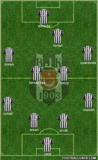 Besiktas JK Formation 2011