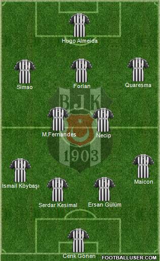 Besiktas JK Formation 2011