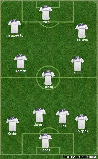 Tottenham Hotspur Formation 2011