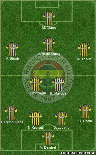 Fenerbahçe SK Formation 2011