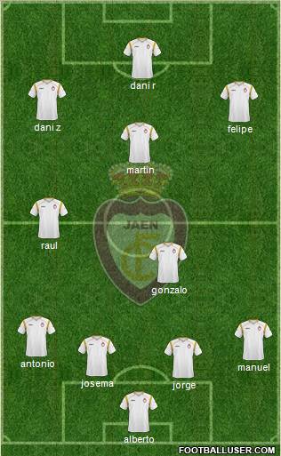 Real Jaén C.F. Formation 2011