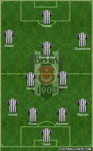 Besiktas JK Formation 2011
