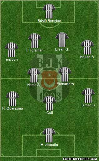 Besiktas JK Formation 2011