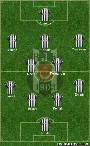 Besiktas JK Formation 2011