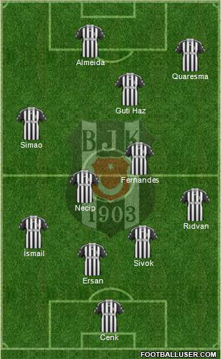 Besiktas JK Formation 2011