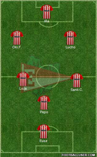 Estudiantes de La Plata Formation 2011