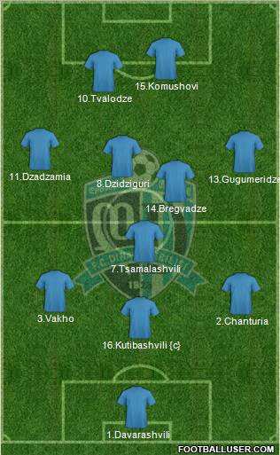 Dinamo Tbilisi Formation 2011