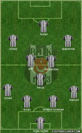 Besiktas JK Formation 2011