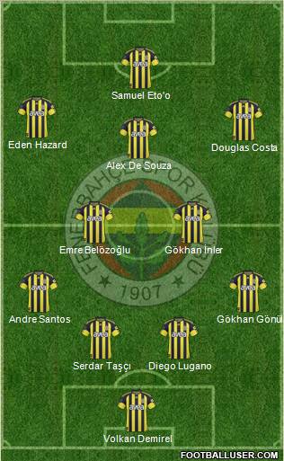Fenerbahçe SK Formation 2011