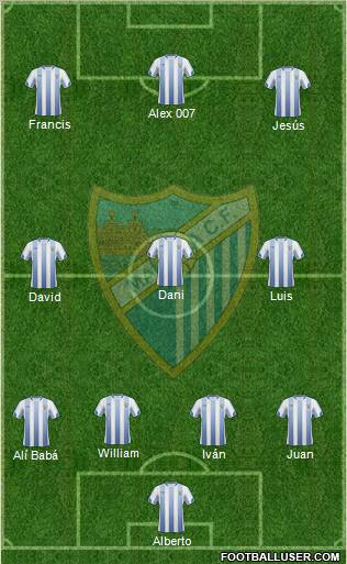 Málaga C.F., S.A.D. Formation 2011