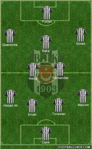 Besiktas JK Formation 2011