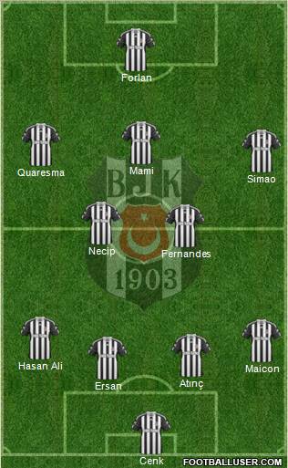 Besiktas JK Formation 2011