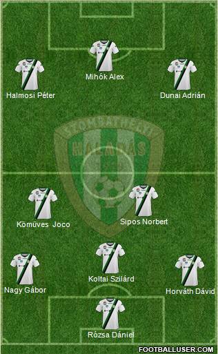 Haladás FC Formation 2011