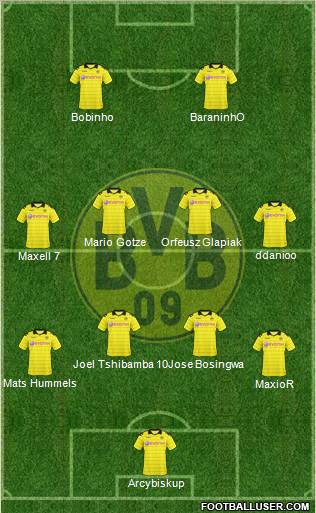 Borussia Dortmund Formation 2011