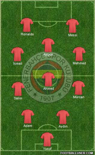 Fenerbahçe SK Formation 2011