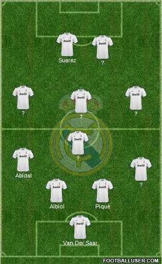 Real Madrid C.F. Formation 2011