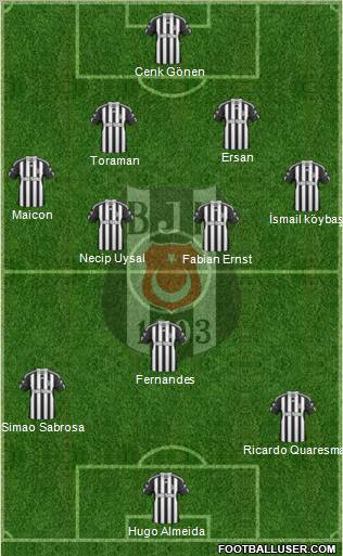 Besiktas JK Formation 2011