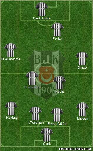 Besiktas JK Formation 2011