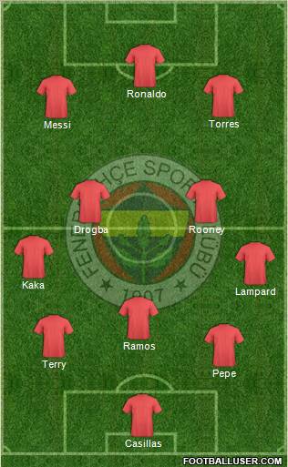 Fenerbahçe SK Formation 2011
