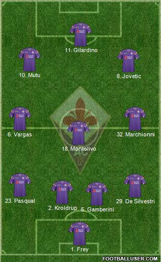 Fiorentina Formation 2011