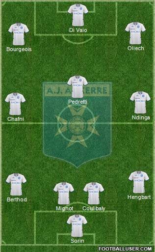 A.J. Auxerre Formation 2011