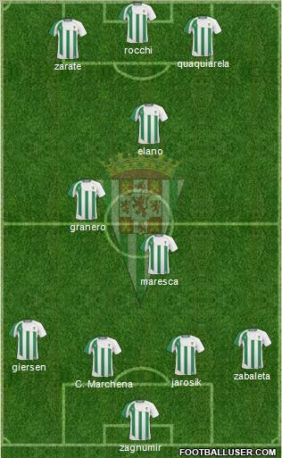 Córdoba C.F., S.A.D. Formation 2011