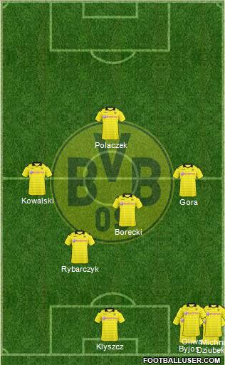 Borussia Dortmund Formation 2011