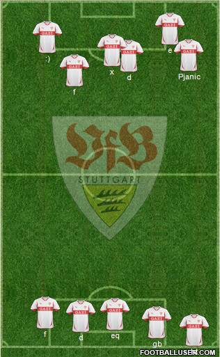VfB Stuttgart Formation 2011