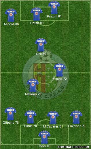 Getafe C.F., S.A.D. Formation 2011