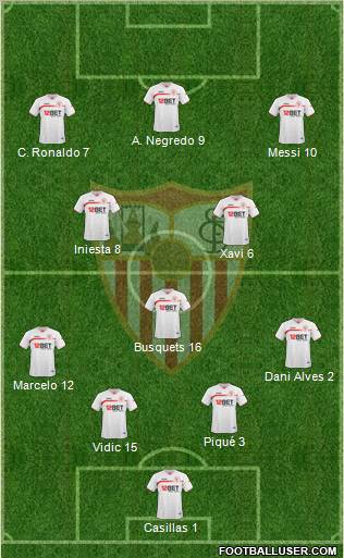 Sevilla F.C., S.A.D. Formation 2011