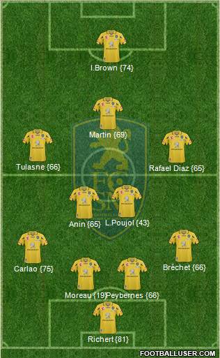 FC Sochaux-Montbéliard Formation 2011