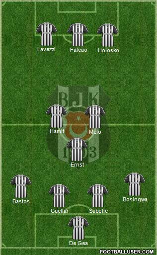 Besiktas JK Formation 2011