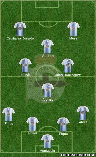 R.C. Deportivo de La Coruña S.A.D. Formation 2011