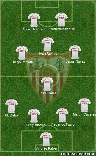 Sevilla F.C., S.A.D. Formation 2011