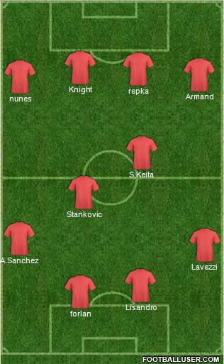 Flamengo EC de Arcoverde Formation 2011