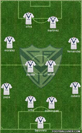 Vélez Sarsfield Formation 2011