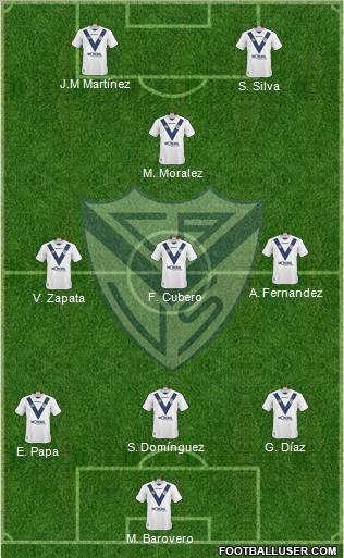 Vélez Sarsfield Formation 2011
