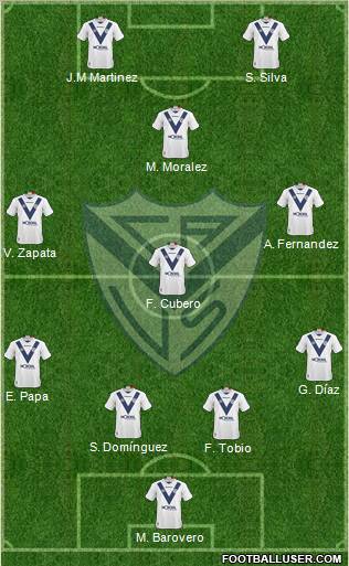 Vélez Sarsfield Formation 2011